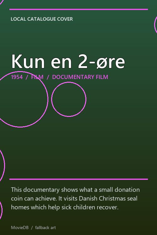 Kun en 2-øre poster