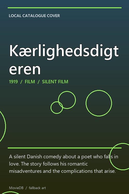 Kærlighedsdigteren poster