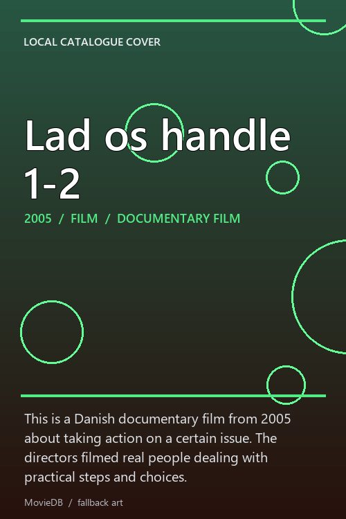 Lad os handle 1-2 poster