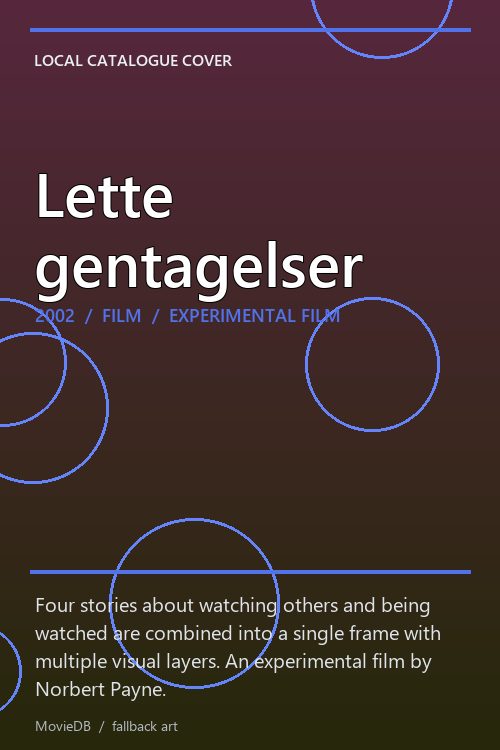 Lette gentagelser poster