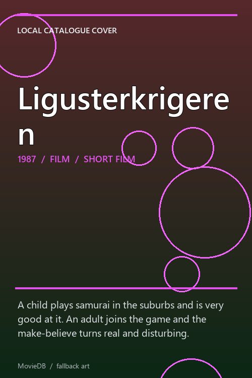 Ligusterkrigeren poster