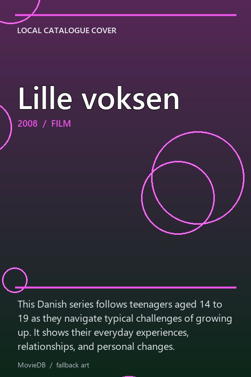 Lille voksen poster