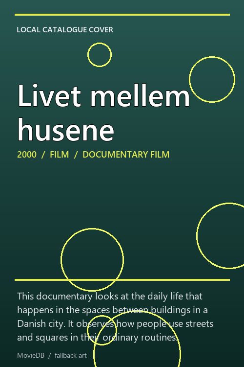 Livet mellem husene poster