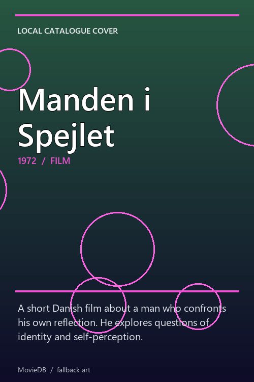 Manden i Spejlet poster