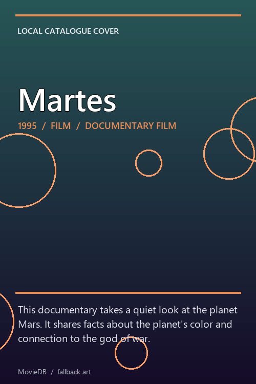 Martes poster