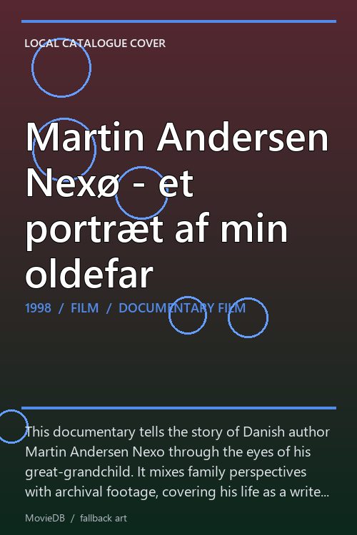 Martin Andersen Nexø - et portræt af min oldefar poster