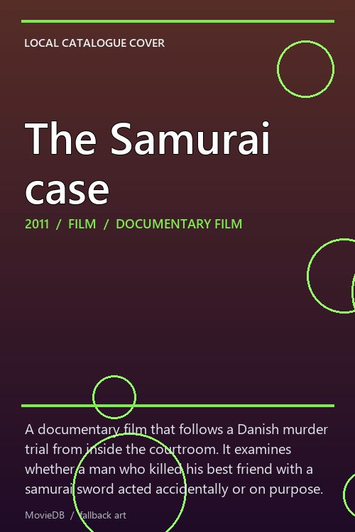 The Samurai case poster