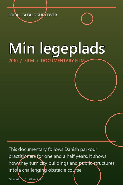 Min legeplads poster