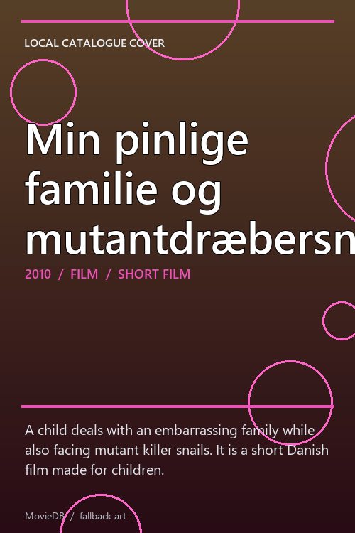 Min pinlige familie og mutantdræbersneglene poster