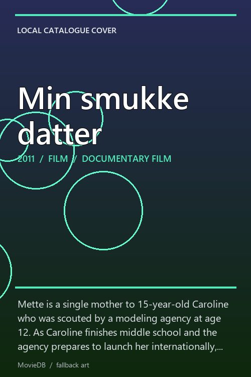 Min smukke datter poster