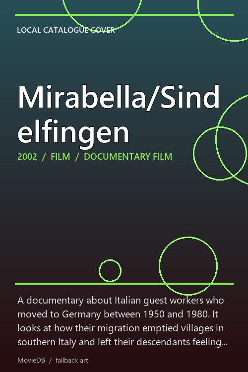Mirabella/Sindelfingen poster