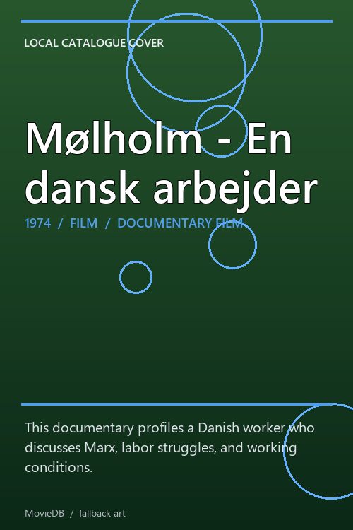 Mølholm - En dansk arbejder poster