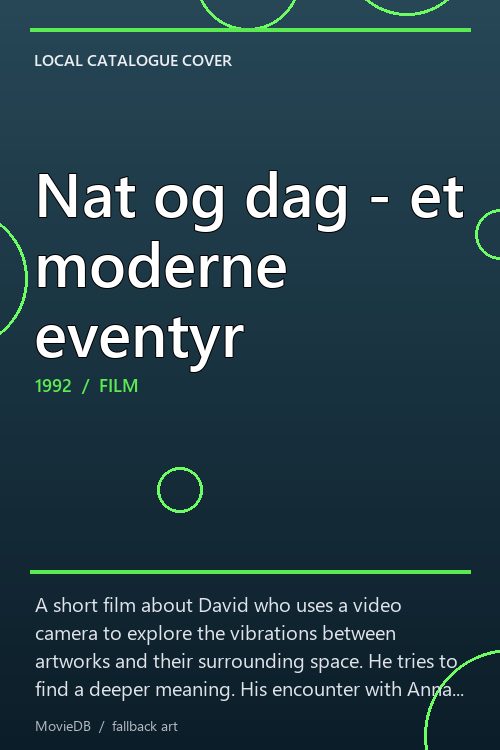 Nat og dag - et moderne eventyr poster