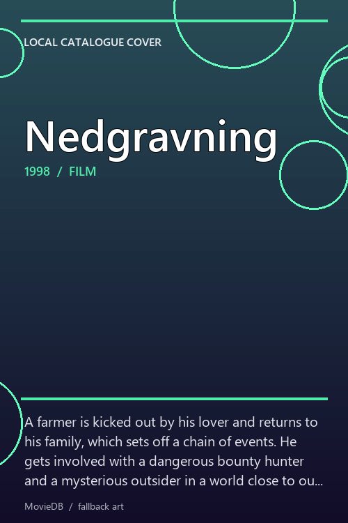 Nedgravning poster