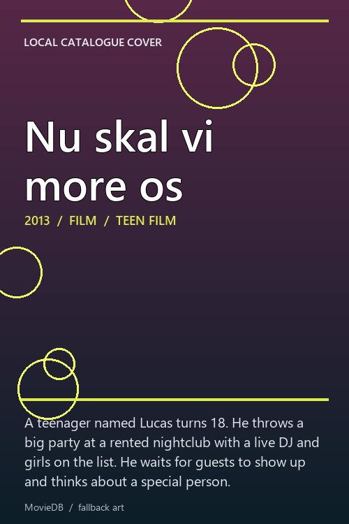 Nu skal vi more os poster