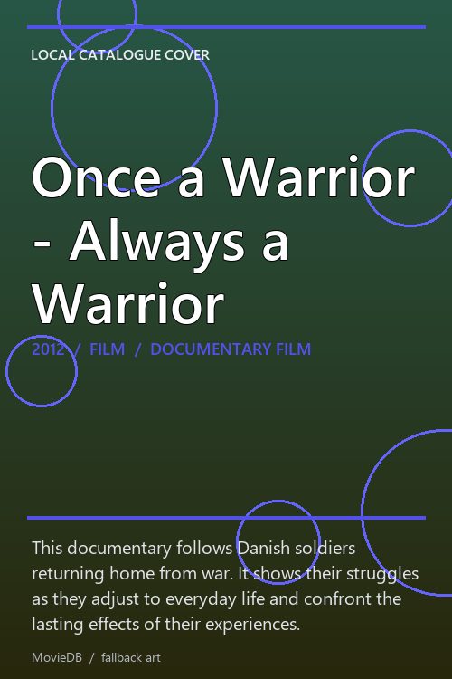 Once a Warrior - Always a Warrior poster