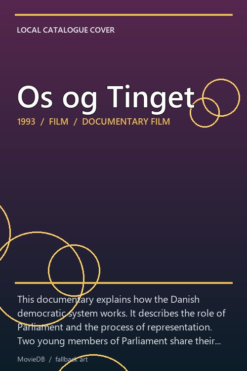 Os og Tinget poster