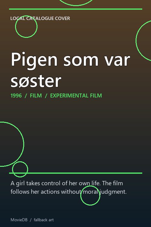 Pigen som var søster poster