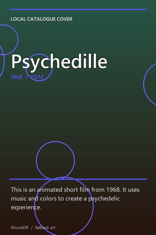 Psychedille poster