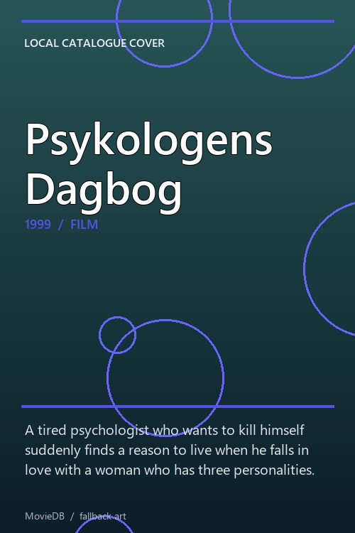 Psykologens Dagbog poster