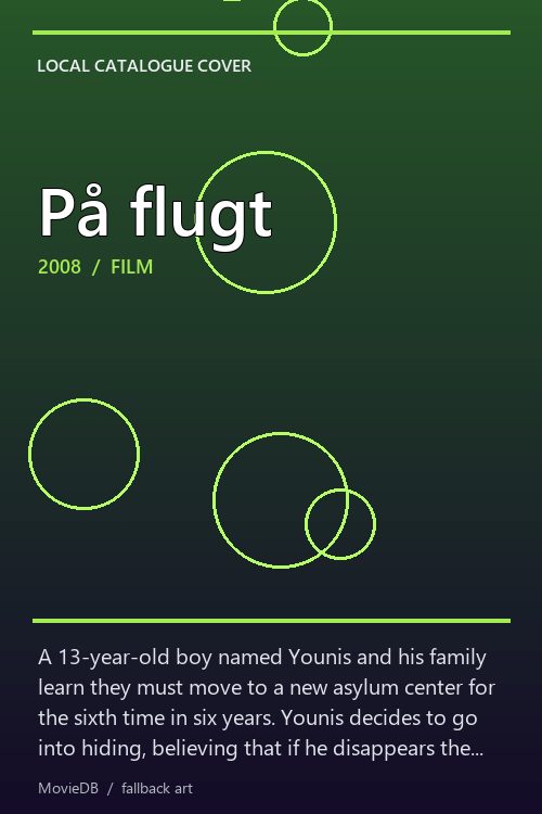 På flugt poster