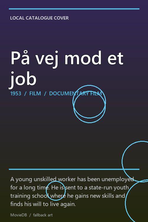På vej mod et job poster