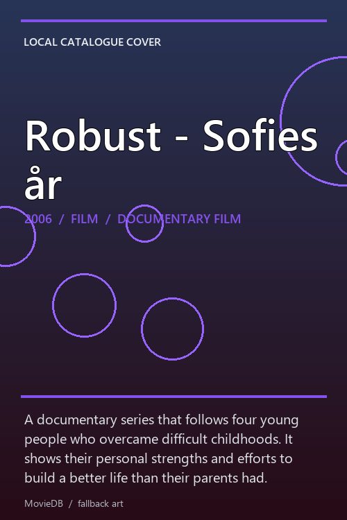 Robust - Sofies år poster