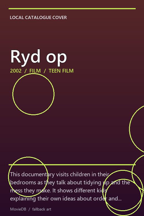 Ryd op poster