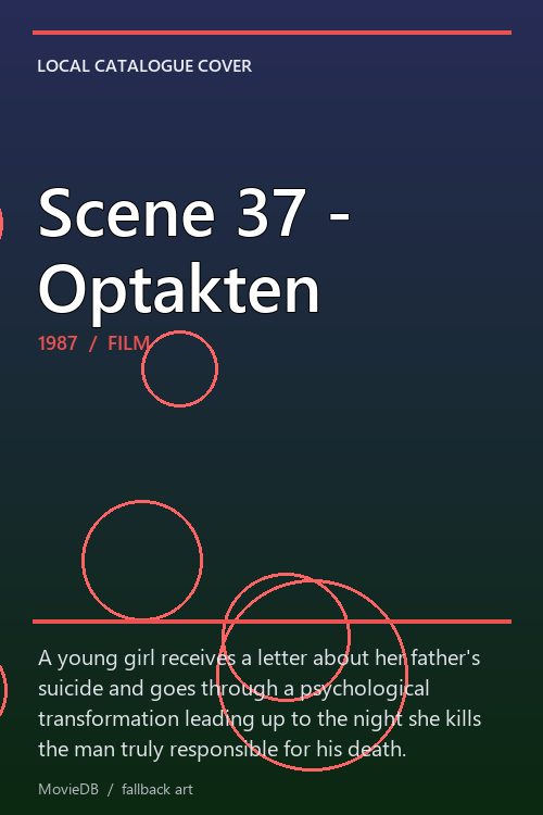 Scene 37 - Optakten poster