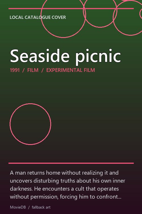 Seaside picnic poster