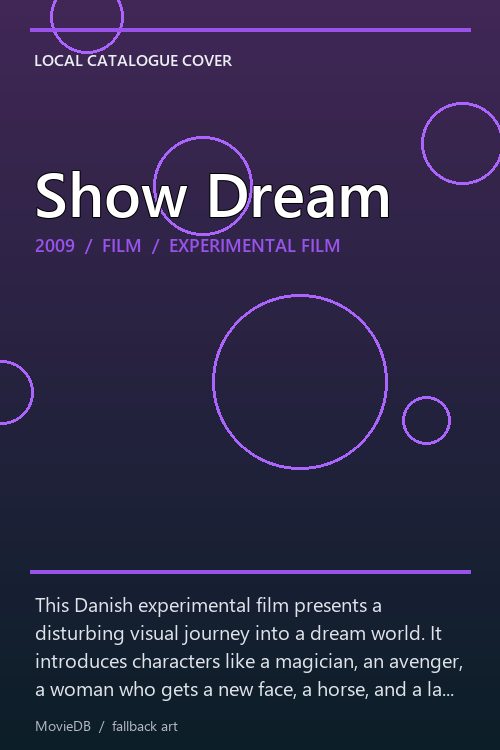 Show Dream poster
