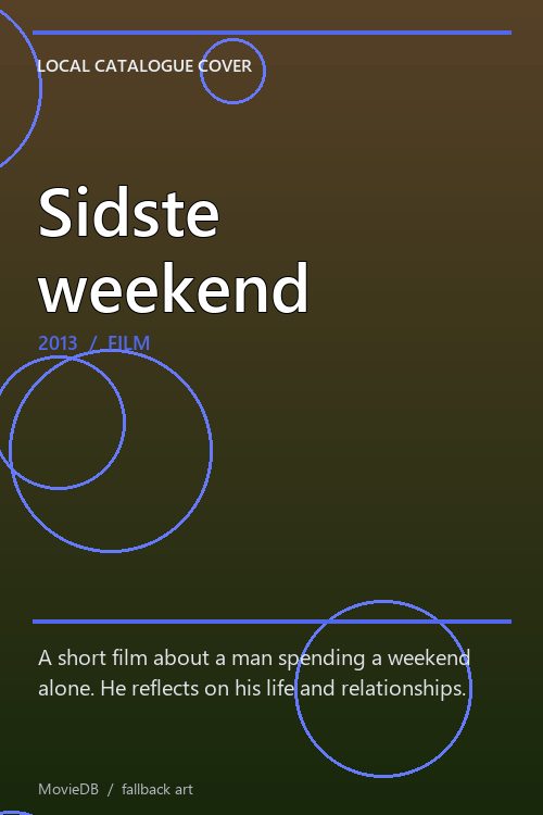 Sidste weekend poster