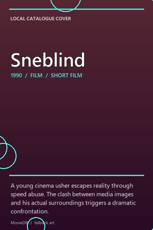 Sneblind poster