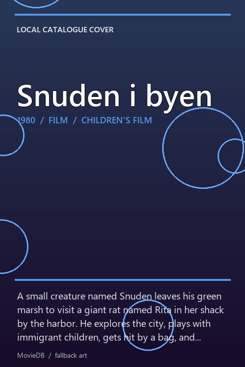 Snuden i byen poster