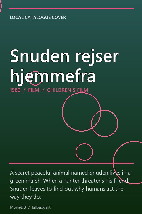 Snuden rejser hjemmefra poster