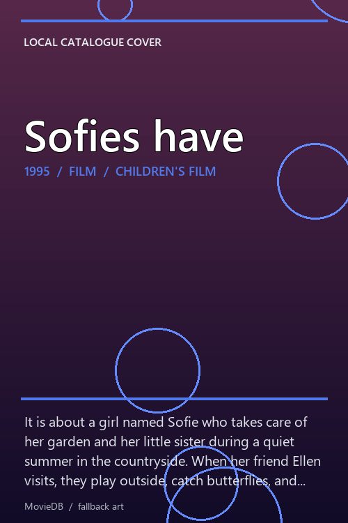 Sofies have poster