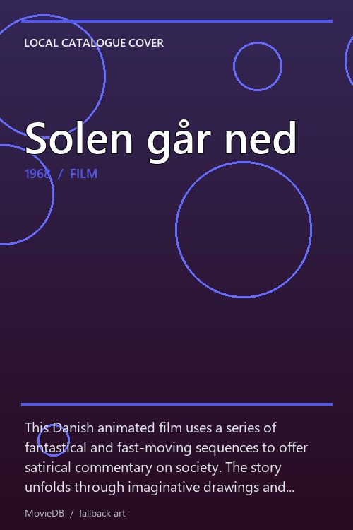 Solen går ned poster