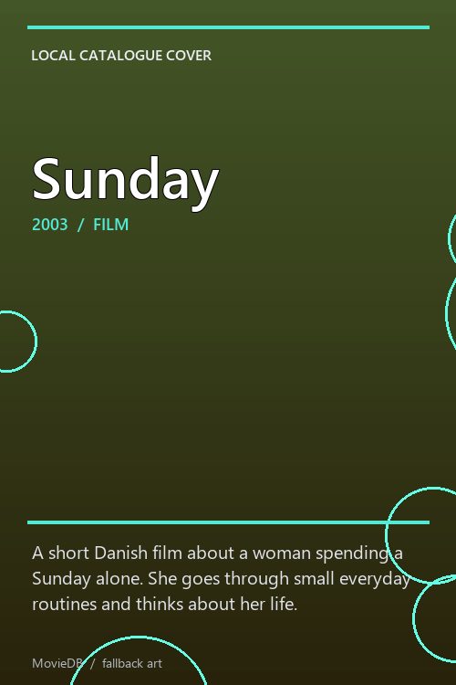 Sunday poster