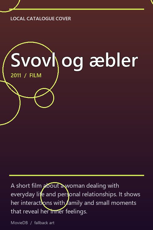 Svovl og æbler poster