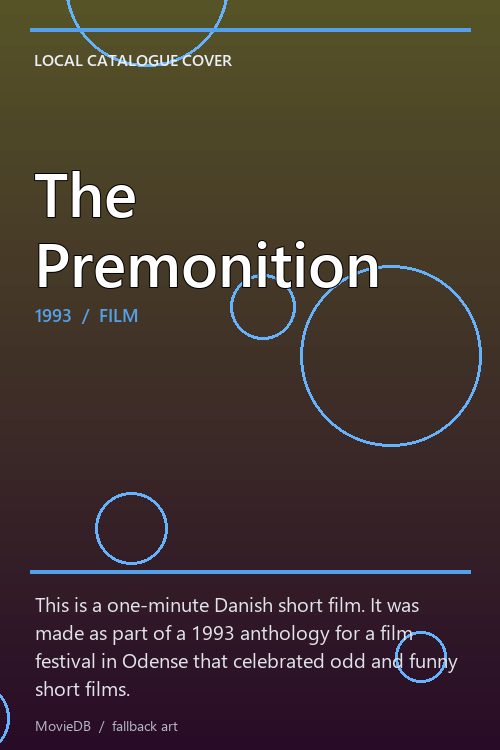 The Premonition poster