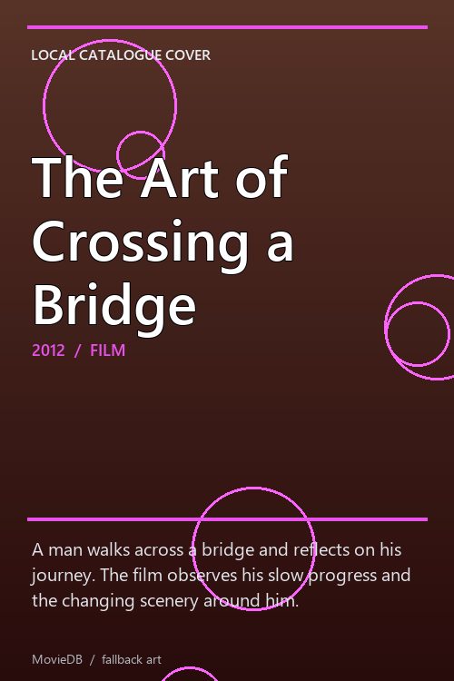 The Art of Crossing a Bridge poster