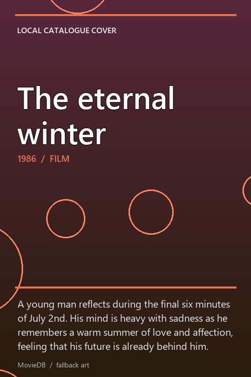 The eternal winter poster