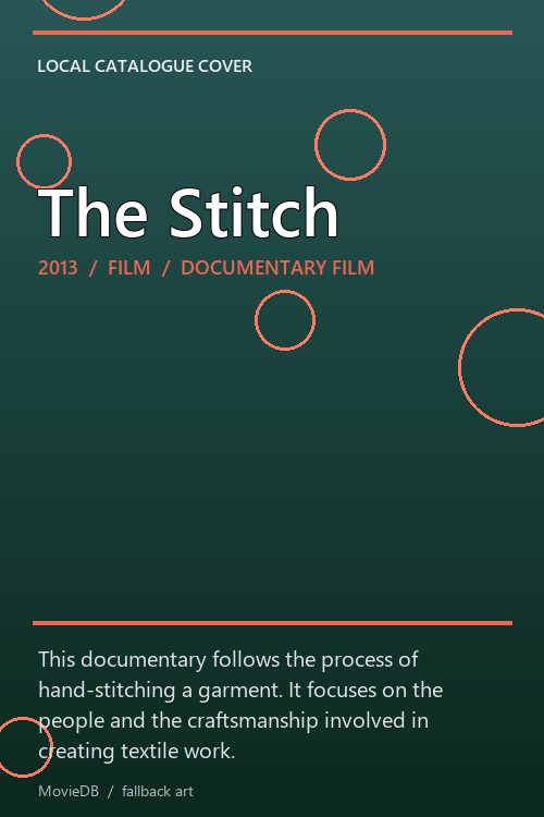 The Stitch poster