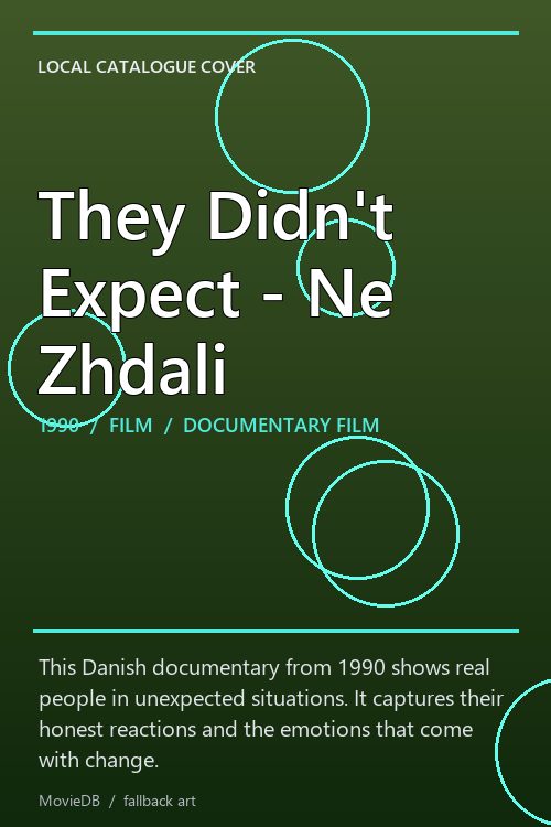 They Didn't Expect - Ne Zhdali poster