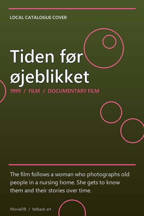Tiden før øjeblikket poster
