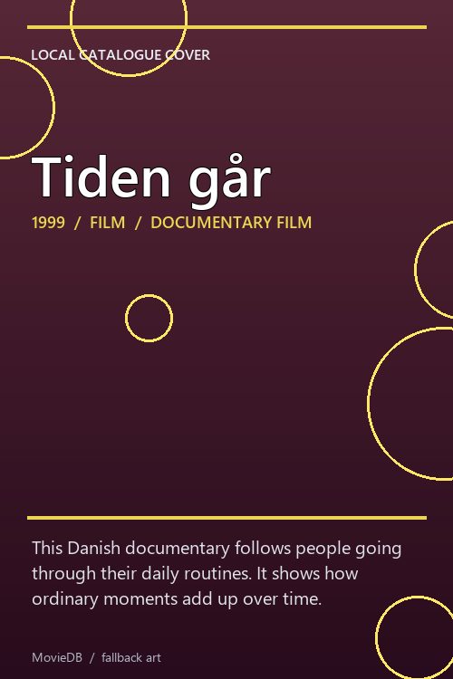 Tiden går poster