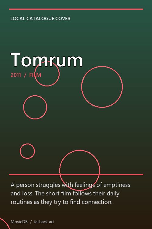 Tomrum poster