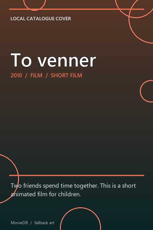 To venner poster
