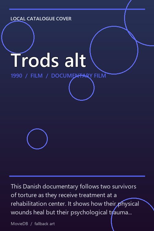 Trods alt poster