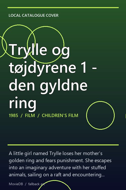Trylle og tøjdyrene 1 - den gyldne ring poster